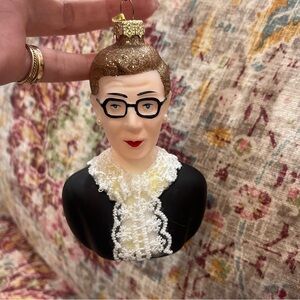 Ruth Bader Ginsburg holiday ornament